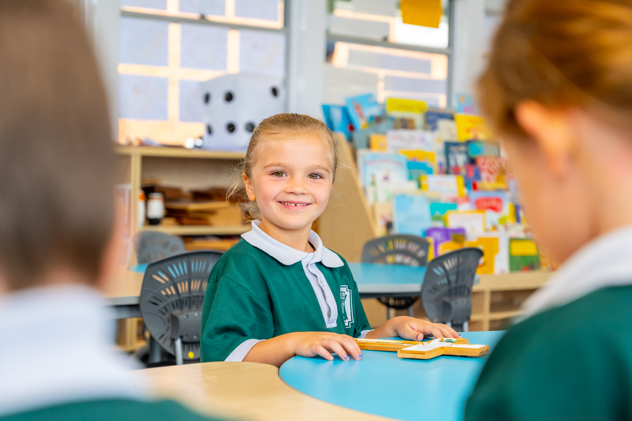 Prep Student at Desk